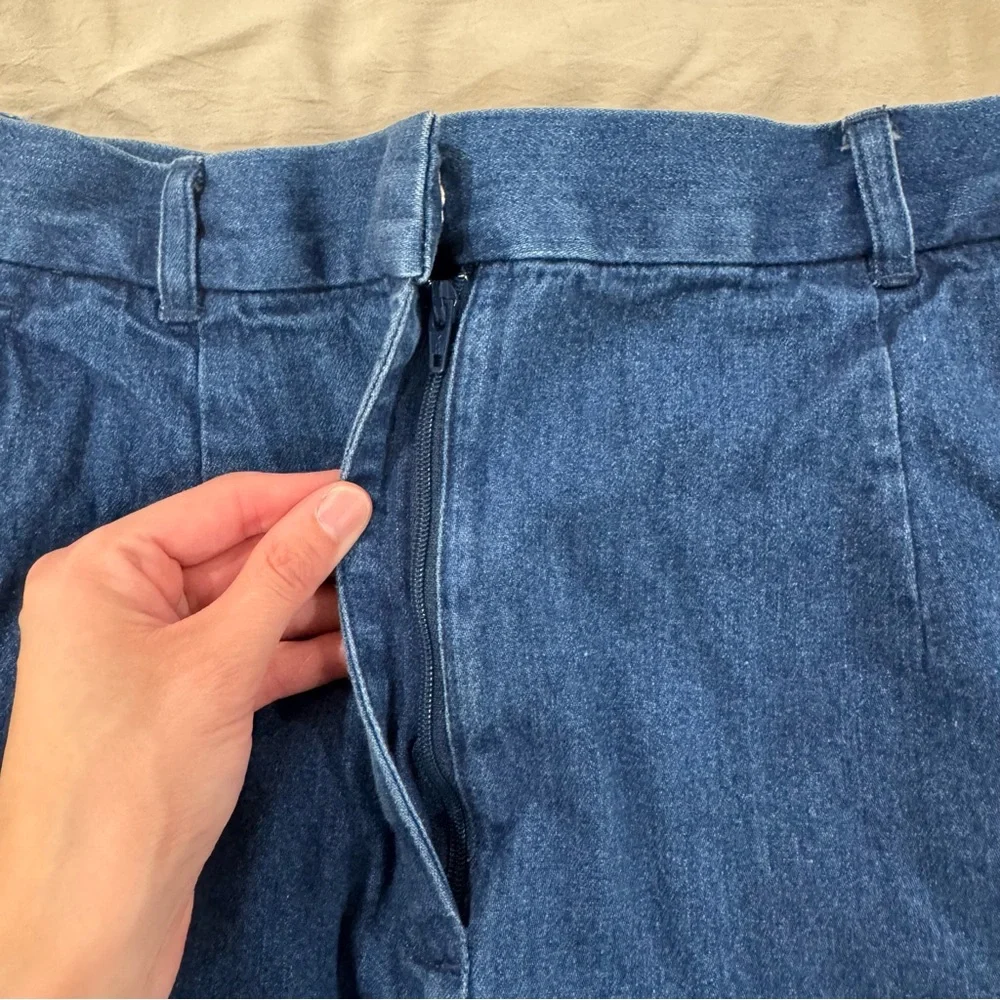 Talbots denim skirt